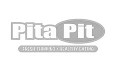 Pita Pita greyscale logo