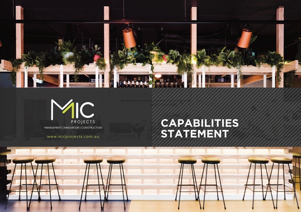 MIC Projects Capabilities Statement Cover