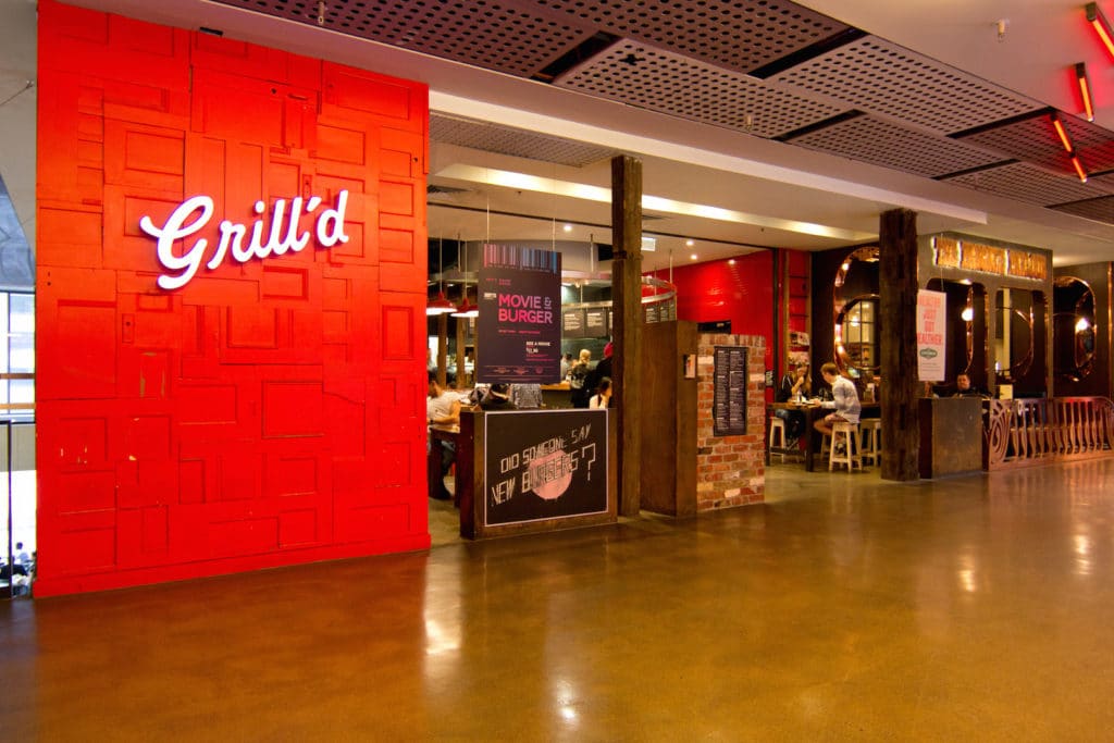 Grill'd front signage