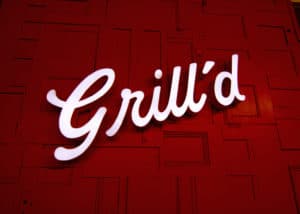 Grill'd signage